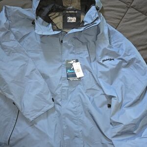 zipper bimini bay outfitters boca grande men's waterproof breathable jacket 3XL